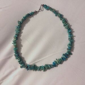 Genuine Turquoise choker necklace
